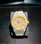 Men's Square VVS1 Moissanite Iced Out Stainless Steel Watch