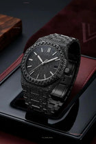 GhostTime™ Black Moissanite Iced-Out Luxury Watch